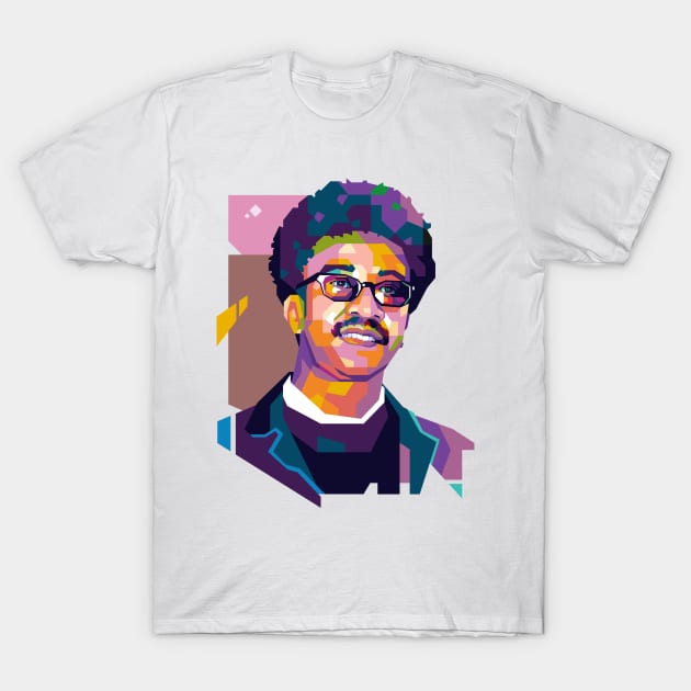 Jamil Al-Amin Popart T-Shirt by ifatin